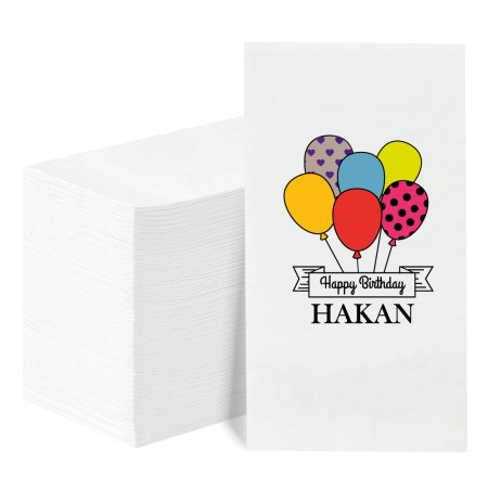 Meropalix Kişiye Özel Doğum Günü Peçetesi