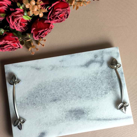 Vior Mermer Söz-Nişan Tepsisi 20*30