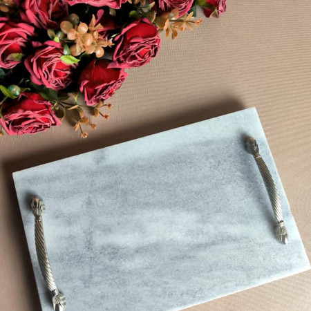 Beraza Mermer Söz-Nişan Tepsisi 20*30